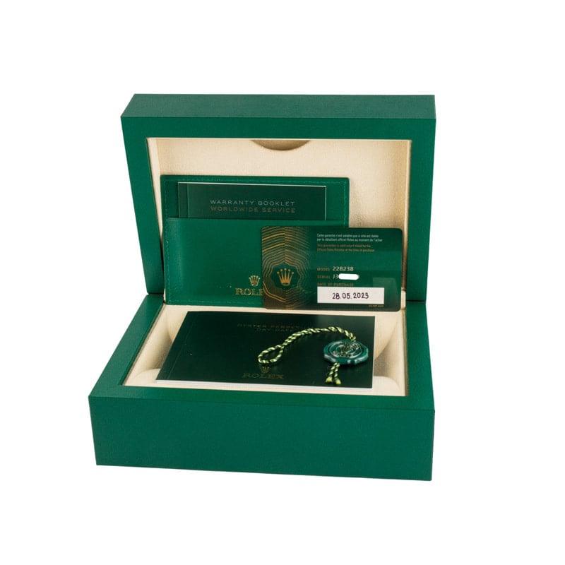 Rolex Day-Date 40 Ref 228238 Black Dial