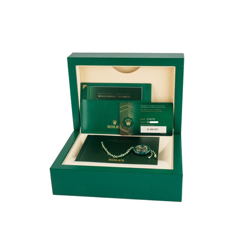 Rolex Explorer 214270 Stainless Steel Oyster Band