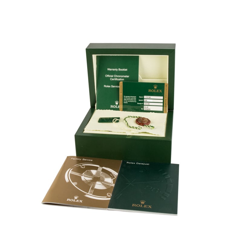 Ladies Rolex Datejust Ref 179160 Blue Dial