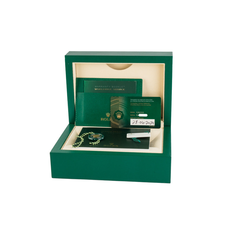 Rolex Datejust 41 126333 Fluted Motif Champagne Dial