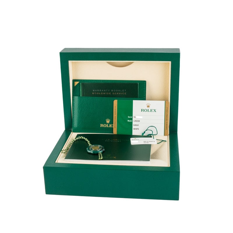 Rolex Datejust 41 Ref 126334 White Dial Stainless Steel