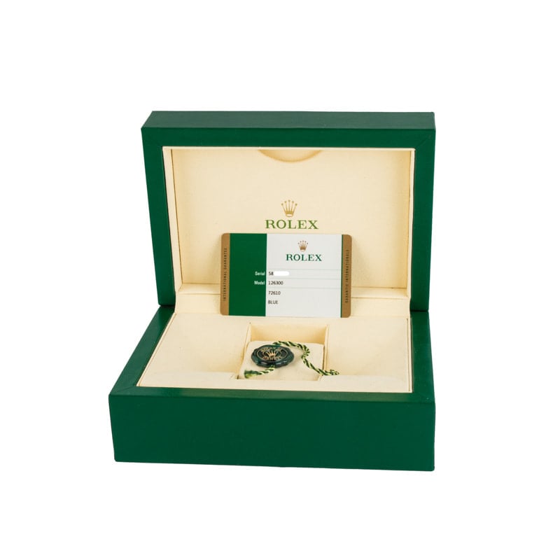 Rolex Datejust 41 126300 Blue Index Dial