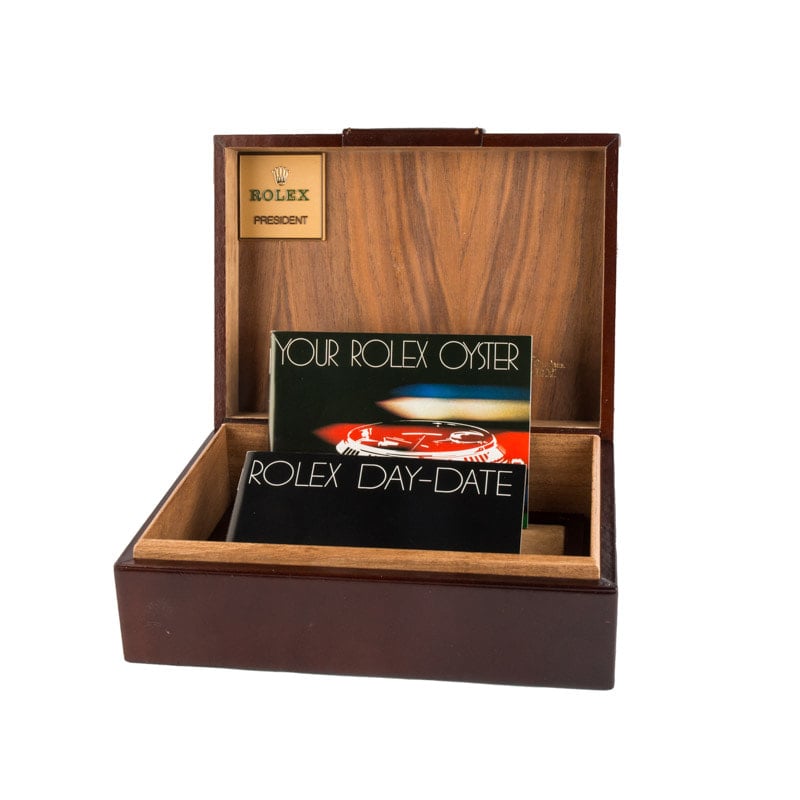 Rolex Day-Date 36 Ref 18078 Barked Finish Black Dial