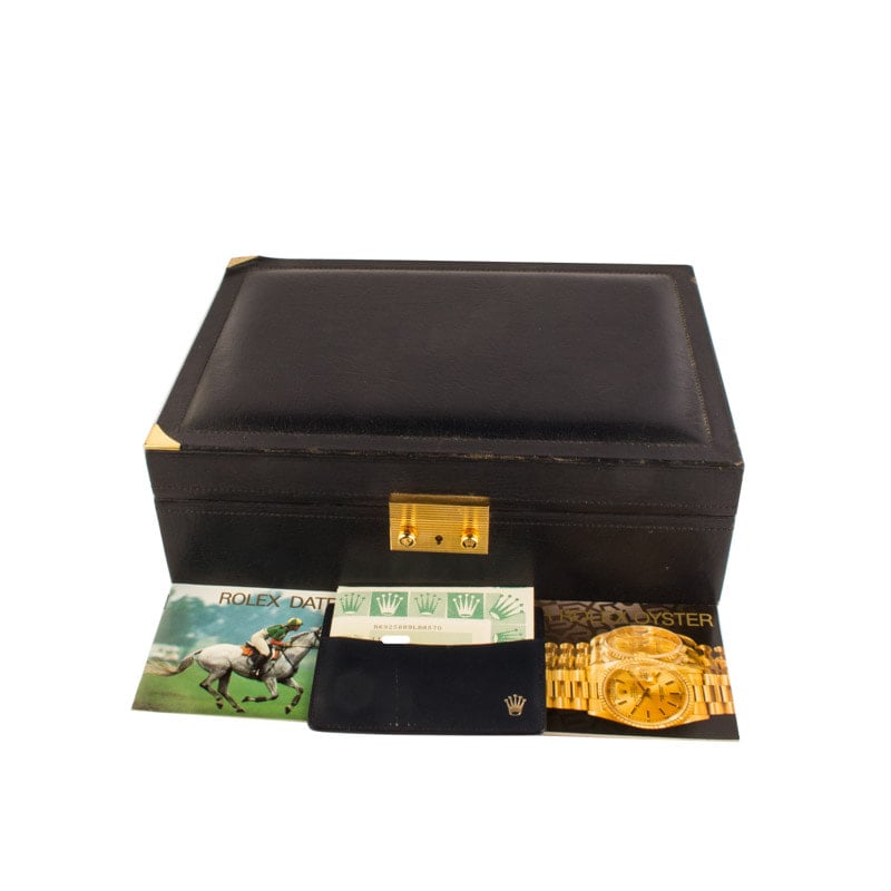 Rolex Lady Datejust 69258 18k Yellow Gold