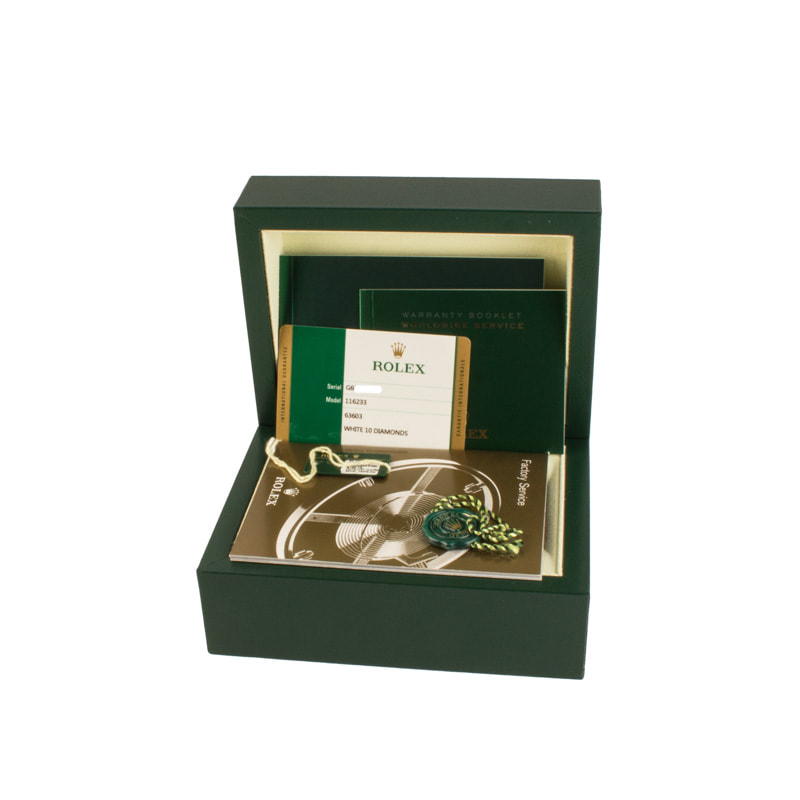 Rolex Datejust 36 116233 White Diamond Dial