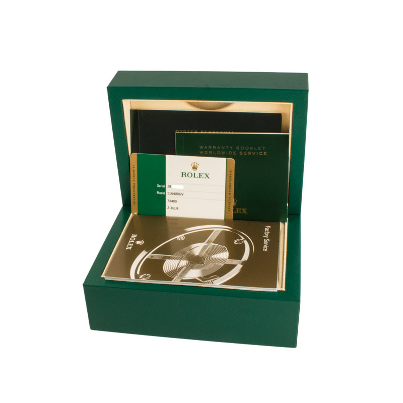 Rolex Milgauss Ref 116400GV Green Crystal