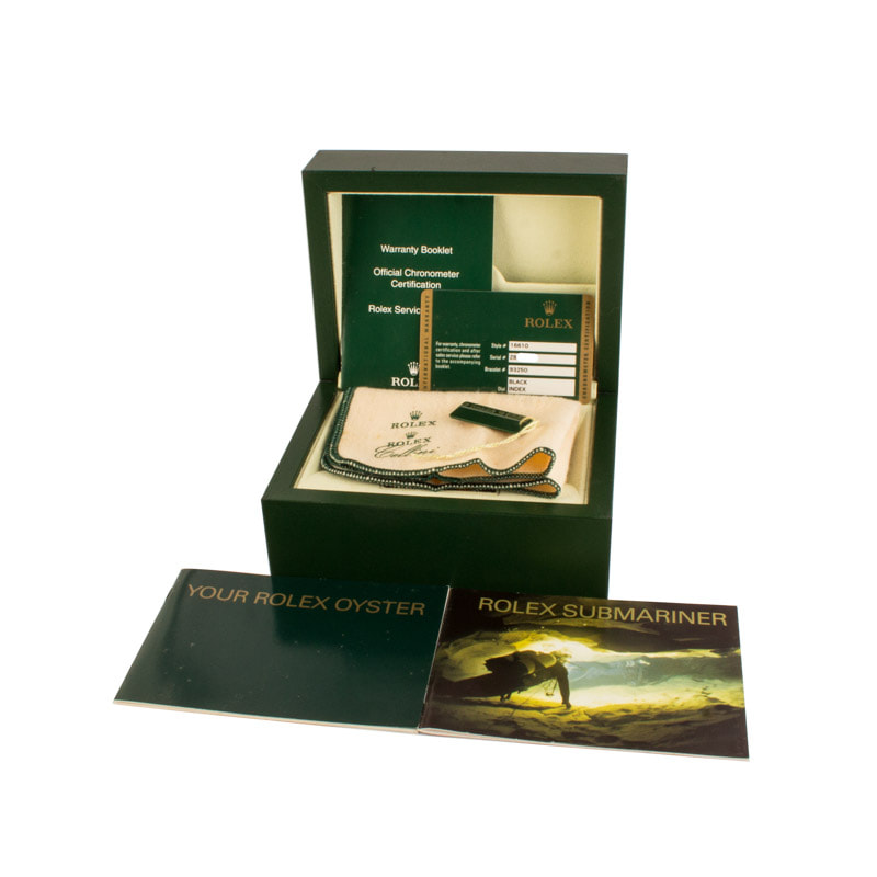 Used Rolex Submariner 16610T Black Dial