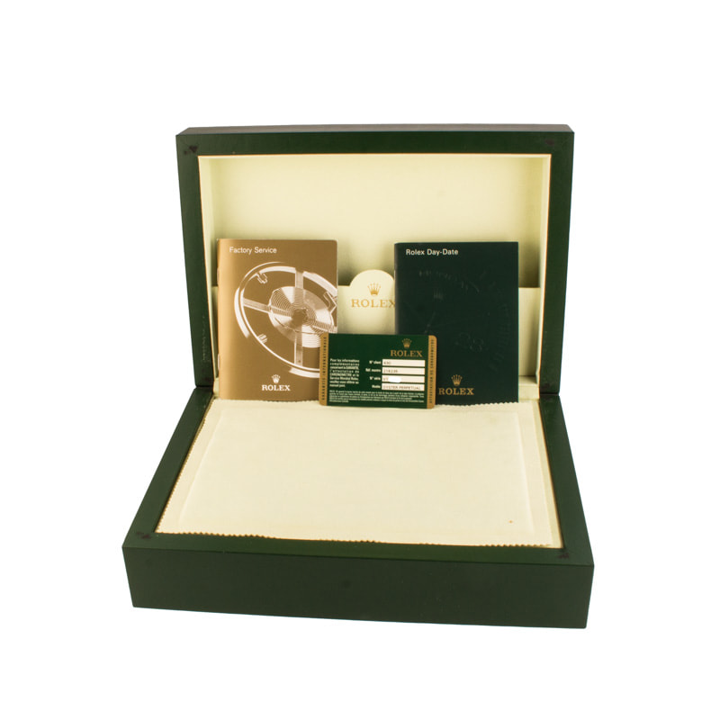 Rolex Day-Date II Ref 218235 Black Dial