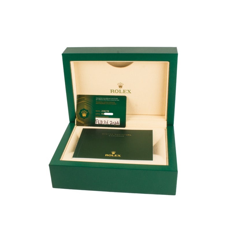 Rolex Explorer 40 224270 Black Dial