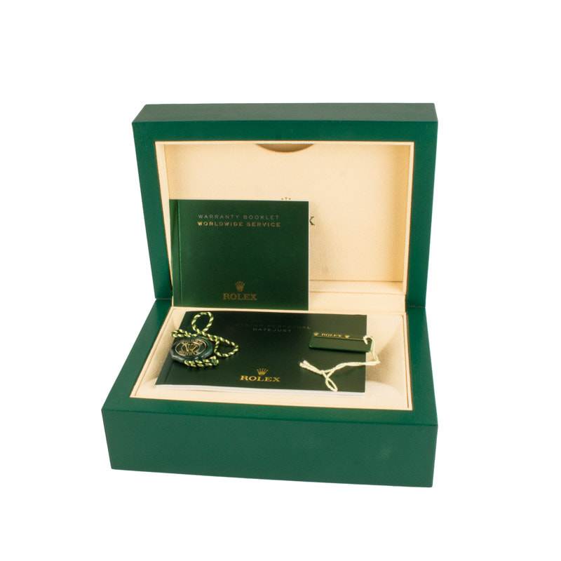 Pre-owned Rolex Datejust 31 Ref 178274 Black Diamond Dial