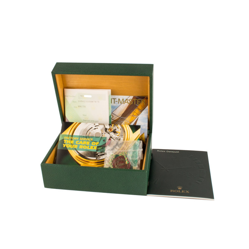 Rolex Yacht-Master 35 Ref 168623 White Dial