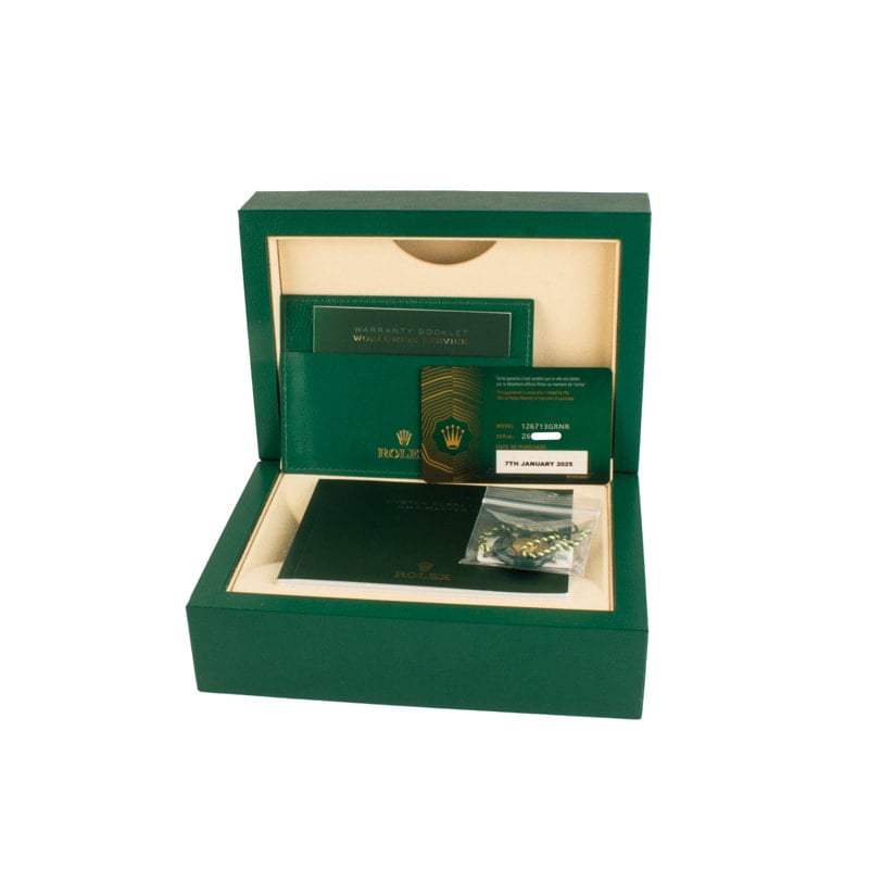 Rolex GMT-Master II Ref 126713GRNR Stainless Steel & 18k Yellow Gold