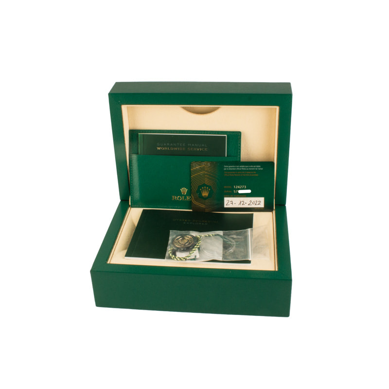 Rolex Explorer 36 Ref 124273 Steel & 18k Yellow Gold