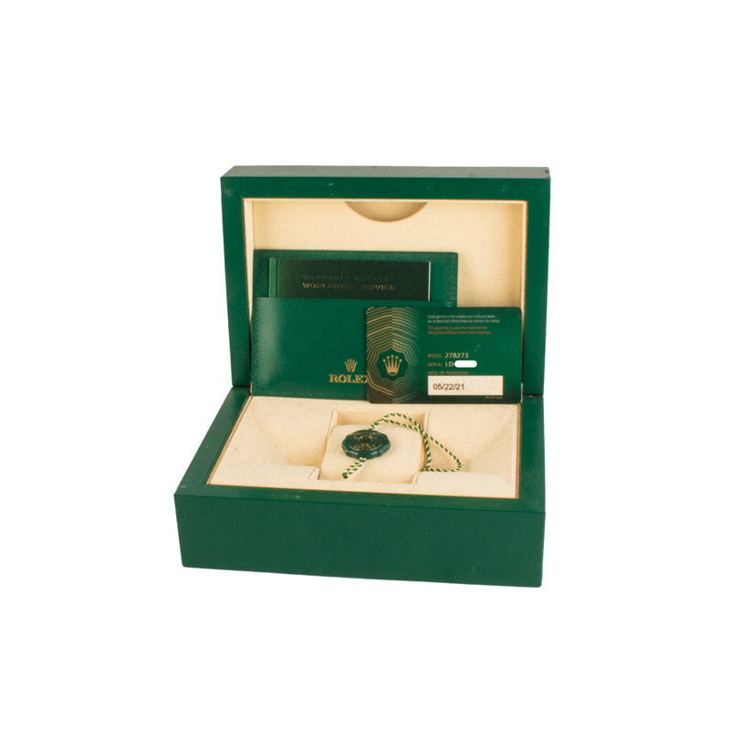 Rolex Datejust 278273 Oystersteel & 18k Yellow Gold White Dial