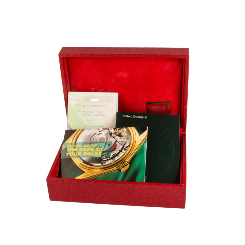 Ladies Rolex Datejust 79174 Mother of Pearl Diamond Dial