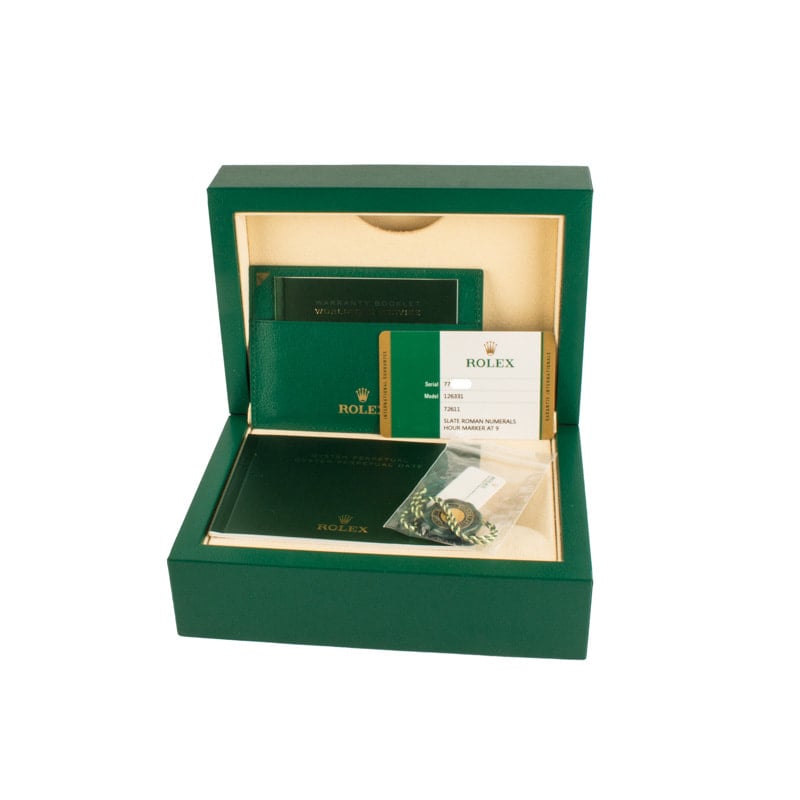 Rolex Datejust 41 Ref 126331 Wimbledon Dial