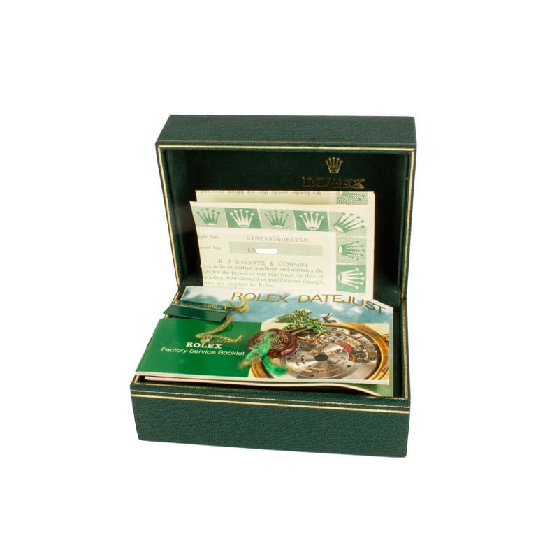 Rolex Datejust ref 16233 Blue Dial