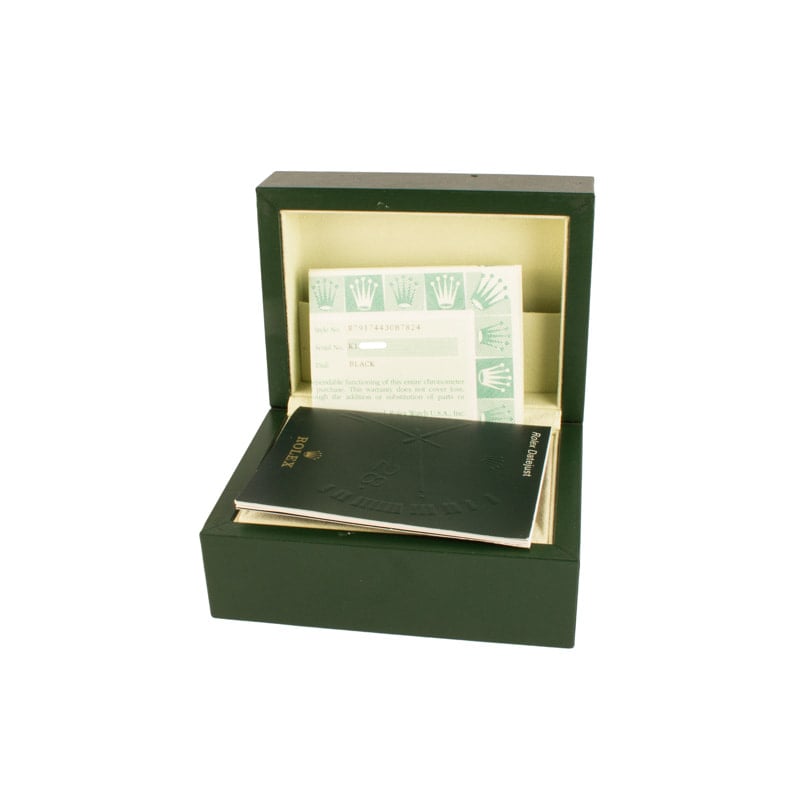 ロレックス　箱 100% Genuine Vintage Rolex Green Box Explorer /Datejust OP 80-90s