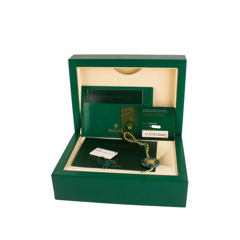 Rolex Explorer II Ref 226570 Oystersteel