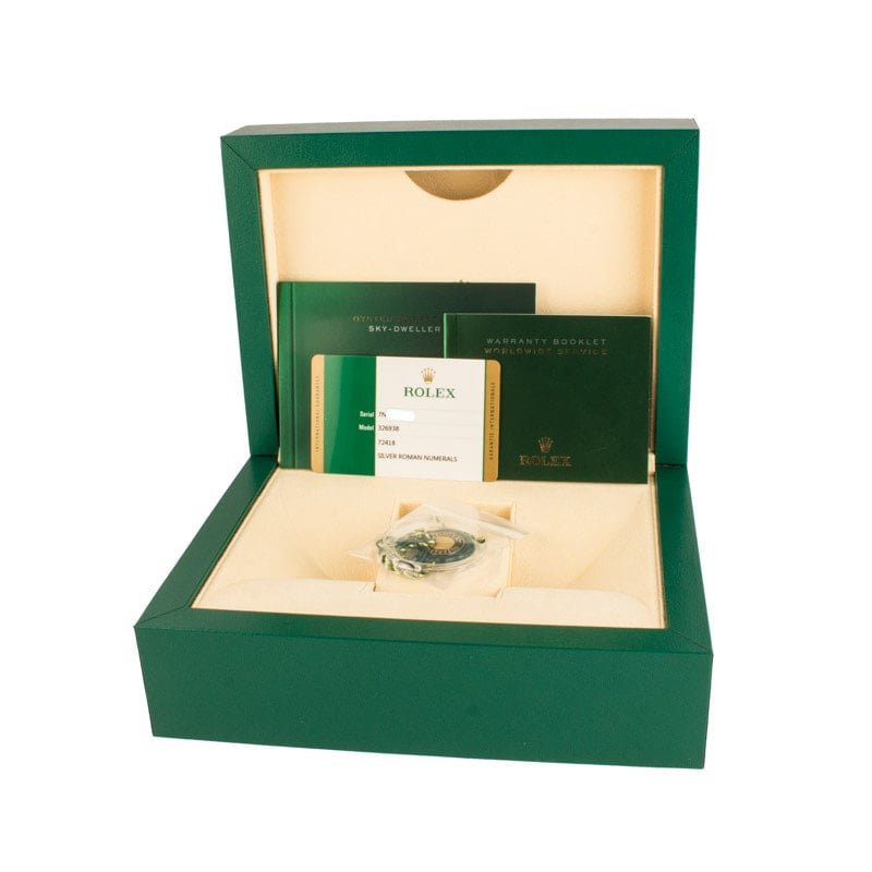 Rolex Sky-Dweller Ref 326938 Silver Dial