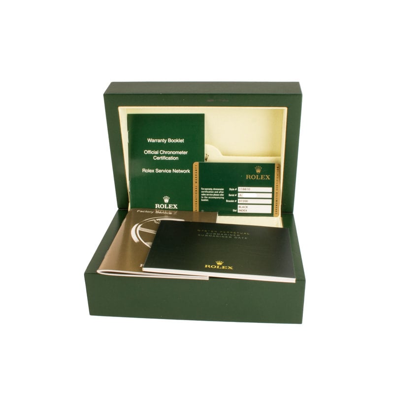 Used Rolex Submariner 116610 Black Dial