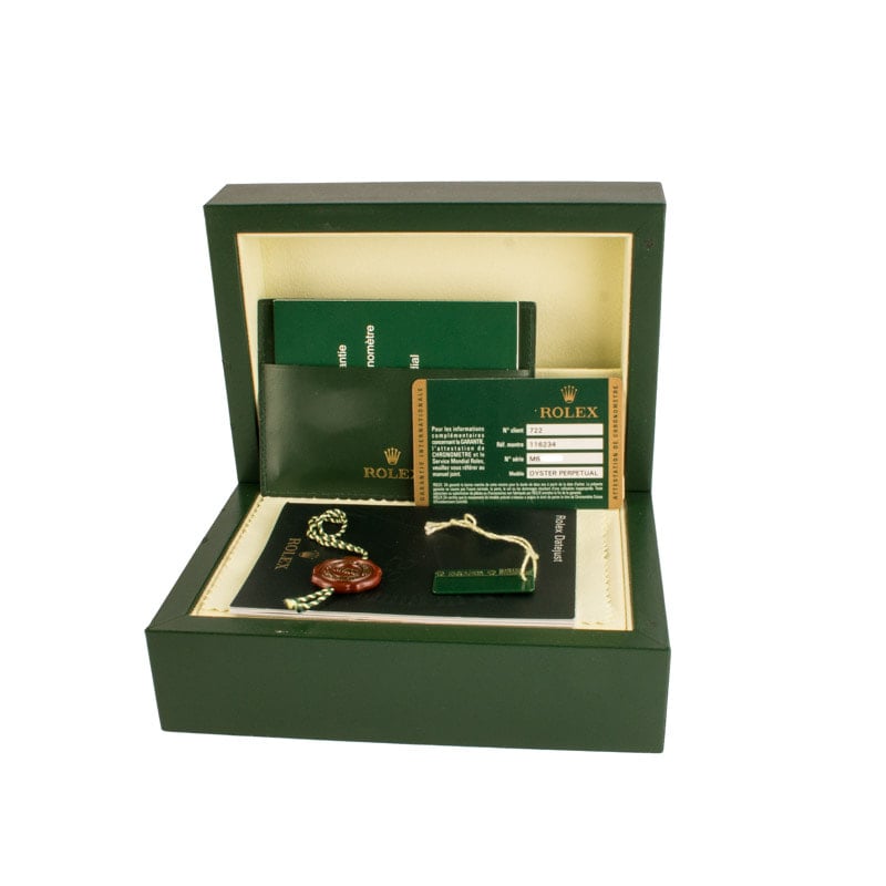 Rolex Datejust Ref 116234 White Roman Dial