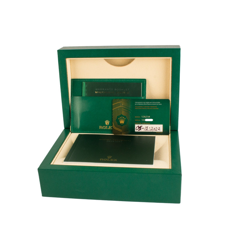 Rolex Datejust 126234 Black Diamond Dial