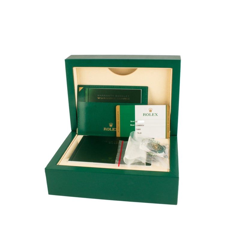 Mens Rolex Milgauss 116400GV Blue