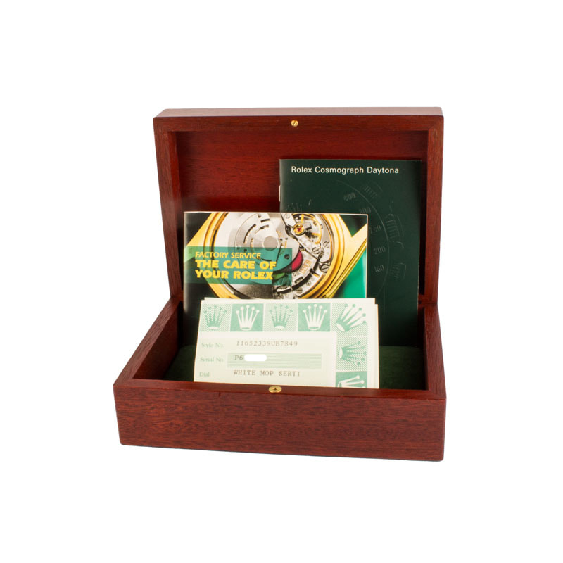 Rolex Daytona 116523 Diamond Mother of Pearl