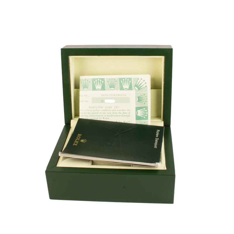 Lady Rolex Datejust Ref 69173 Champagne Roman Dial