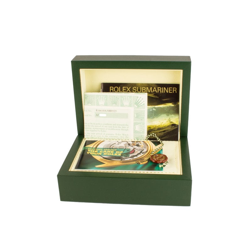 Men's Rolex Submariner Ref 16610 Black