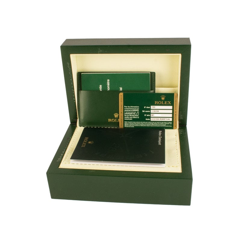 Rolex Datejust 36 Ref 116234 Black Jubilee Dial