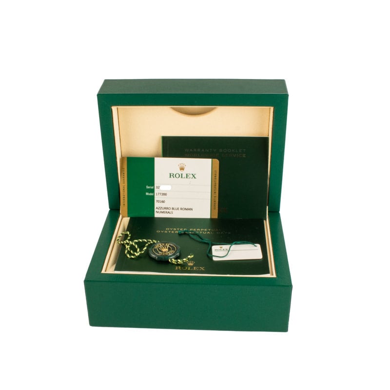 Rolex Oyster Perpetual 31 177200 Blue Dial
