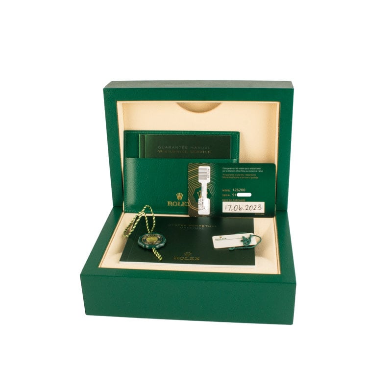 Rolex Datejust 126200 Wimbledon Dial