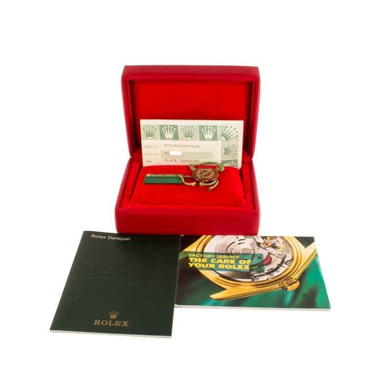 Ladies Rolex Datejust Ref 79163 Tapestry Dial