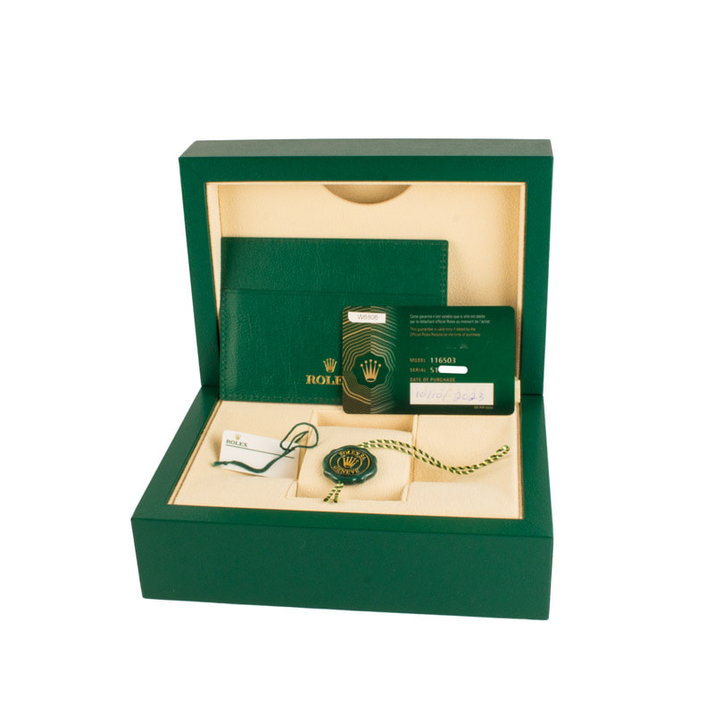 Rolex Daytona Ref 116503 Black Chromalight Dial