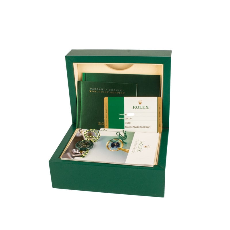 Rolex Black Explorer 214270 MK II Dial