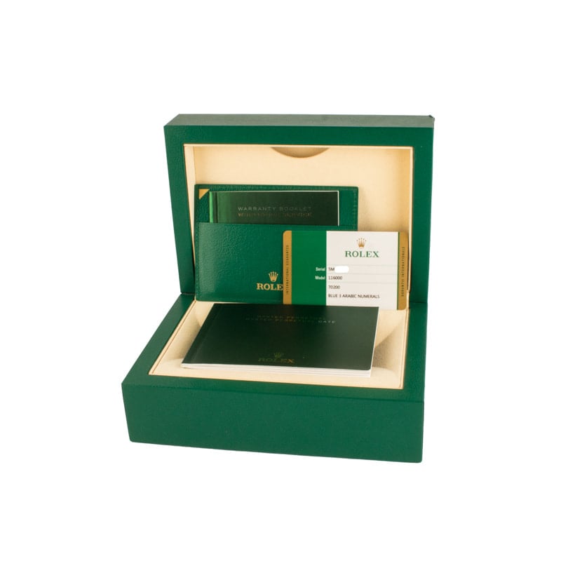 Rolex Oyster Perpetual 116000 Blue Dial