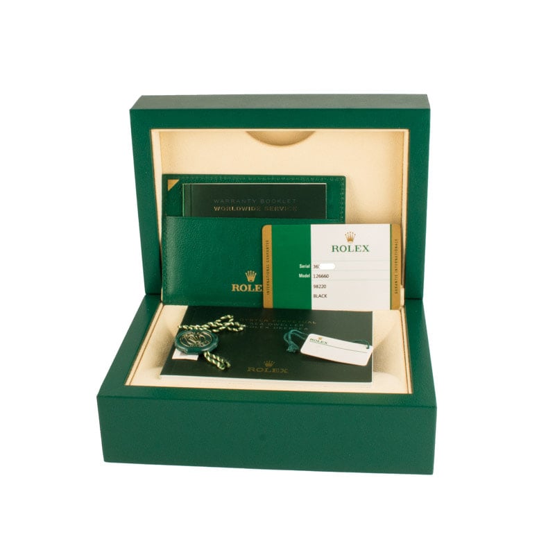 Used Rolex Sea-Dweller Ref 126660 Black Dial