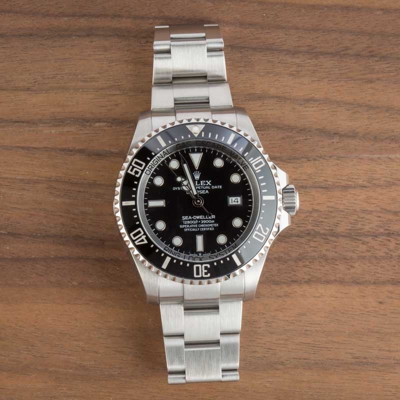 Used Rolex Sea-Dweller Ref 126660 Black Dial