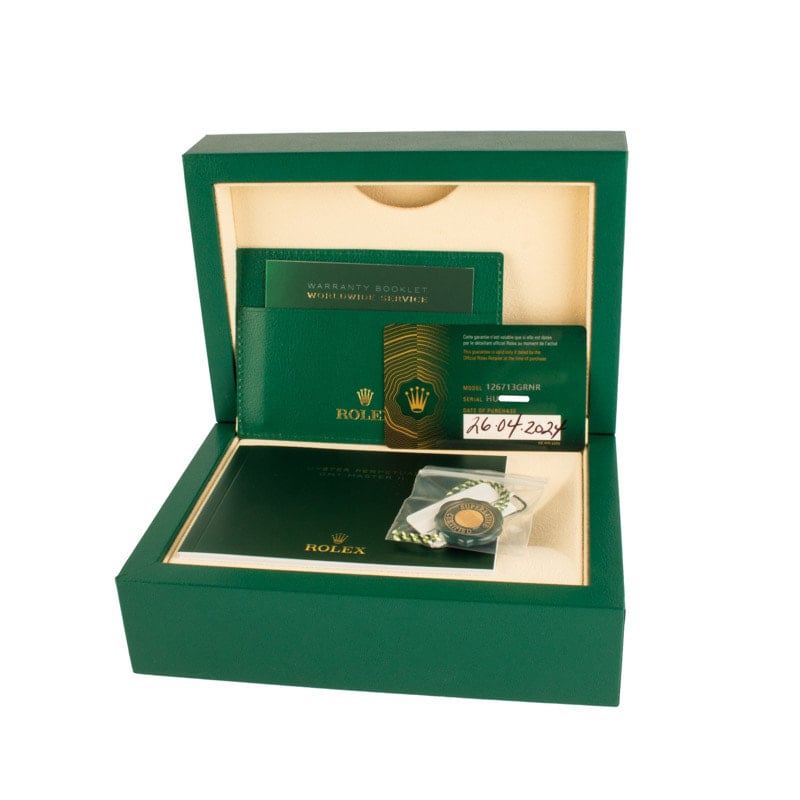 Rolex GMT-Master II Ref 126713GRNR Jubilee Bracelet