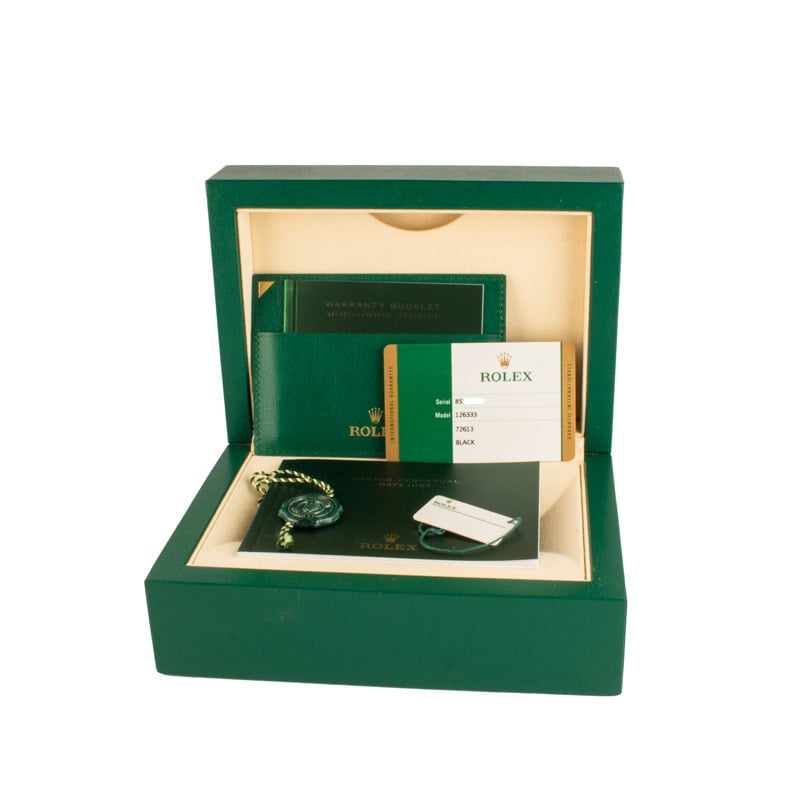Rolex Datejust 41 Ref 126333 Black Dial