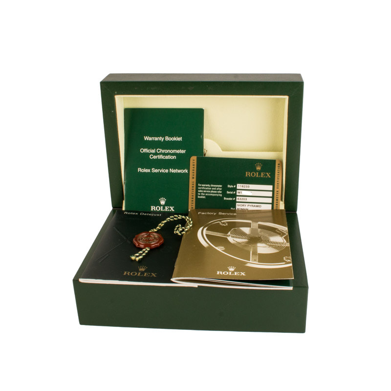 Rolex Datejust Ref 116233 Pyramid Dial