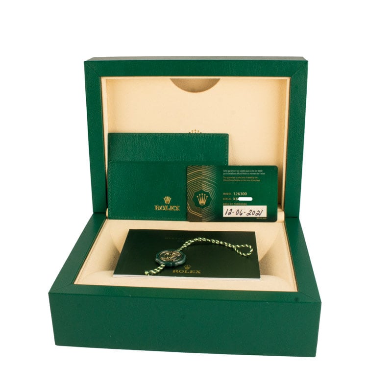 Rolex Datejust 41 Ref 126300 Blue Chromalight Dial