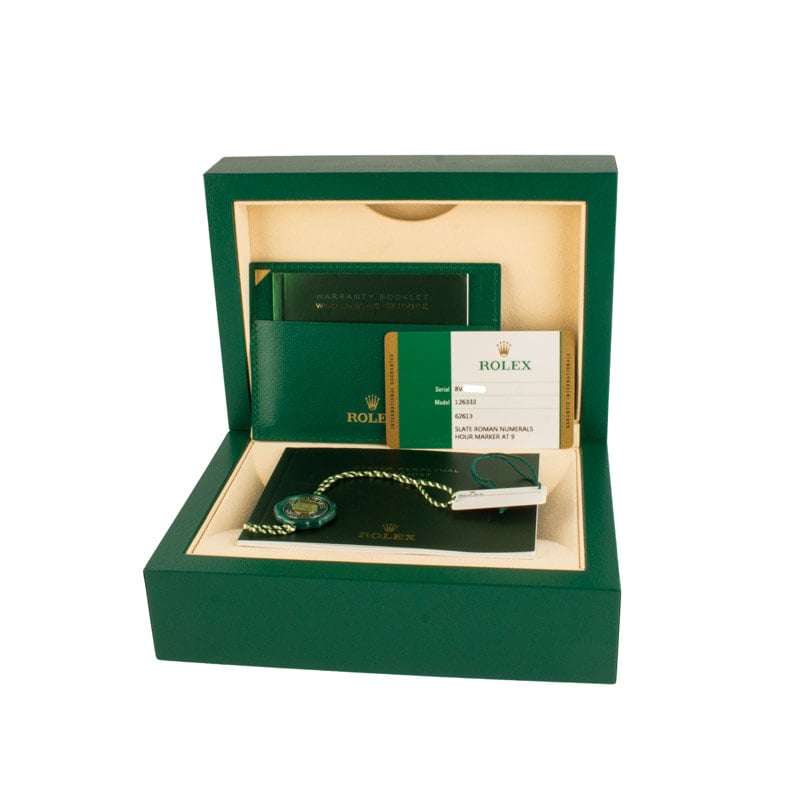 Pre-Owned Rolex Datejust 41 Ref 126333 Wimbledon Dial