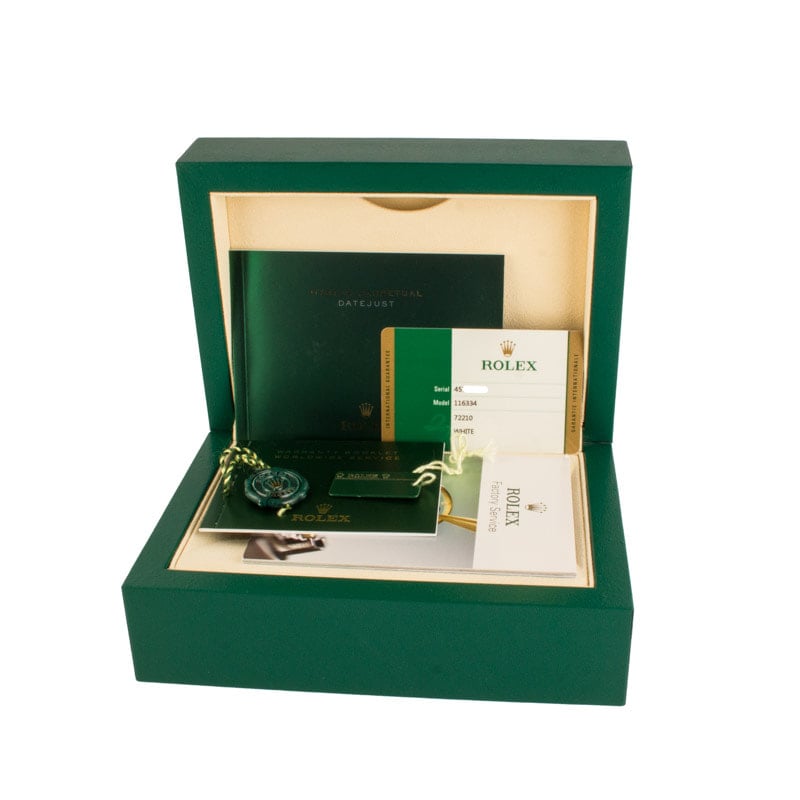 Rolex Datejust II 116334 White Dial