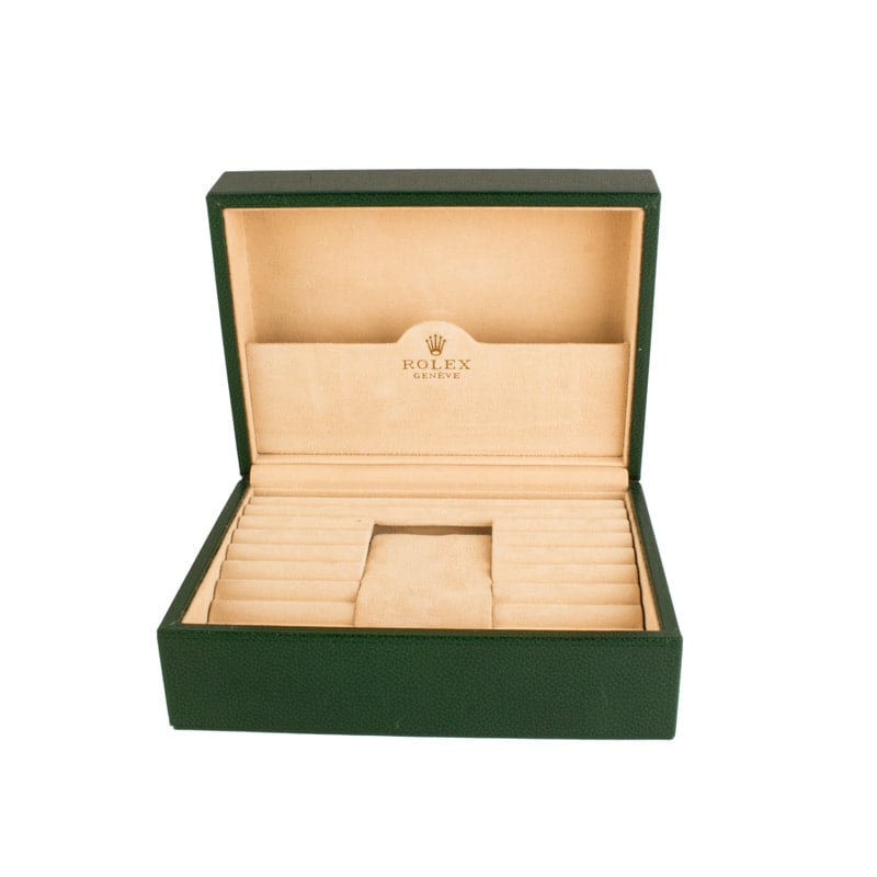 Pre-owned Rolex Day-Date 118138 Green Dial