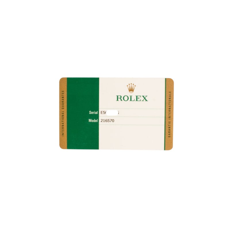 Pre-Owned Rolex Explorer II Ref 216570 Black Dial