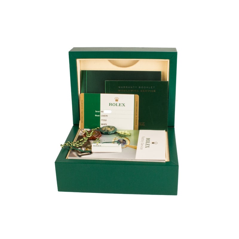 Rolex Explorer II Ref 216570 White Dial