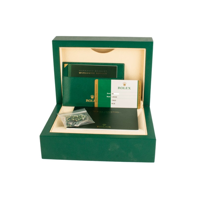Rolex Datejust 41 Ref 126334 Blue Dial